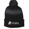 Sport-Tek(R) - Stripe Pom Pom Beanie Thumbnail